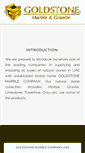Mobile Screenshot of goldstonemarble.com